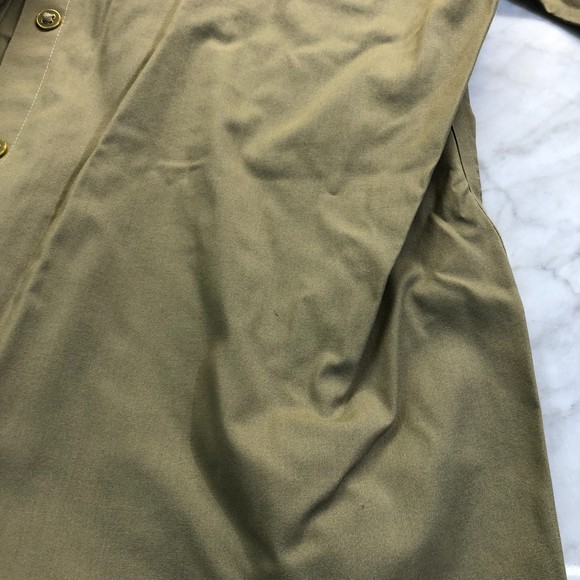 Chico's No Iron Cotton Green 3/4 Sleeve Button Down Shirt S or US 4/6 - Picture 10 of 13